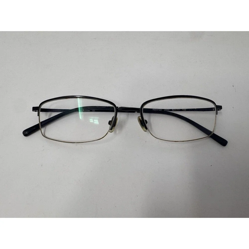 Ray-Ban RB6122 Eyeglass Frames Only 52-17-140 Black Gold 2503 Authentic